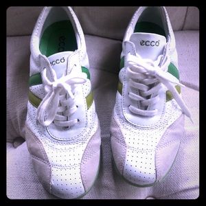 Ecco leather and suede athletic shoes